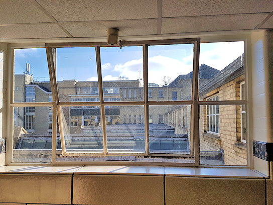 View into Maidwell Courtyard