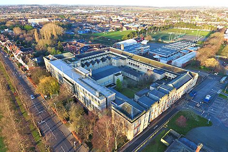 Drone view of Maidwell from St. George's Avenue