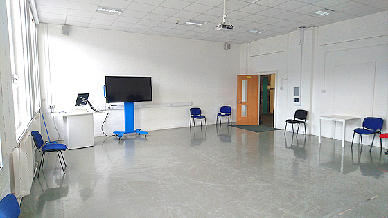 Large open white room